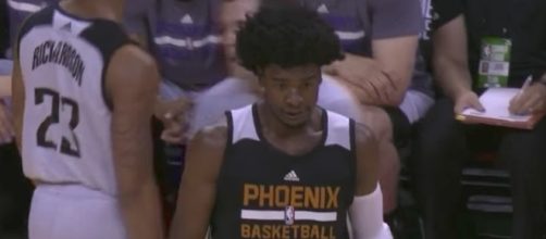 Josh Jackson scored 18 points in his NBA Summer League debut on Friday night. [Image via NBA/YouTube]