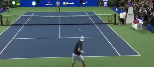 Roger Federer Vs John Isner - The Match for Africa 4 2017 (Image SamTennisVids | Youtube)