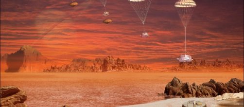 Scientists have measured the waves on Titan's methane lakes - Photo: NASA