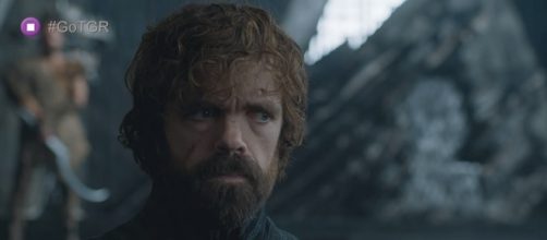 Tyrion in Dragonstone's throne room. (Nova Greece/YouTube)