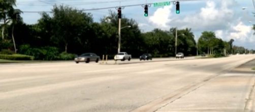 Screen grab of place of crash via Youtube