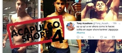 Tony Tiburcio ex integrante de Acapulco Shore 4.