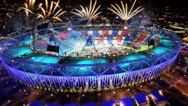 Fuochi d'artificio a Londra 2012