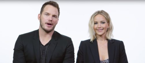 Chris Pratt, Jennifer Lawrence | YouTube screenshot | Wired/https://www.youtube.com/watch?v=Q5M4KQ1EU-I