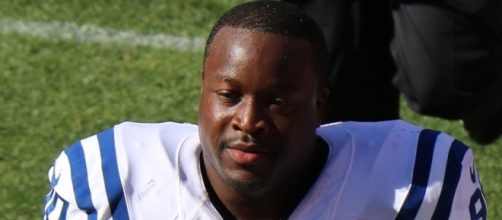 Kendall Langford, a player on the National Football League by Jeffrey Beall via Wikimedia Commons