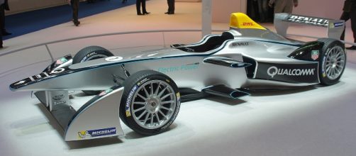 Formula E race car - Smokeonthewater via Wikimedia Commons