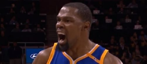 Kevin Durant signed a two-year, $53 million contract with the Warriors -- NBALife via YouTube