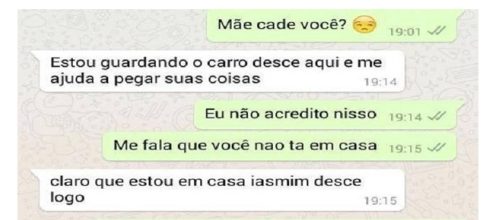 No final tudo terminou bem ( Foto - WhatsApp)