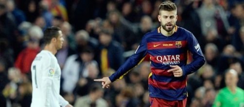 Golazo de Gerard Piqu&eacute; de cabeza al Barcelona en el Cl&aacute;sico - Diez ... - diez.hn