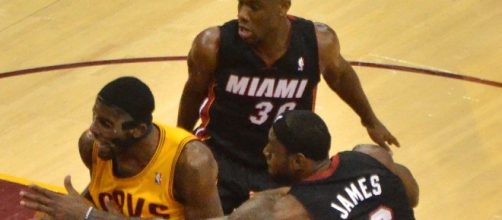 Kyrie Irving in a game against Miami (Flickr).