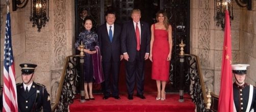 President Trump with President Xi at Mar-a-Lago (credit - D. Myles Cullen &ndash; wikimediacommons)