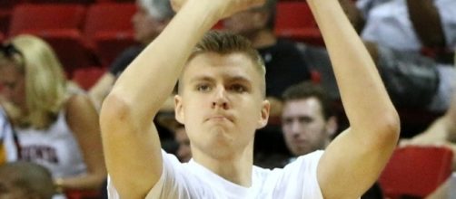 The Knicks exercised a team option in Kristaps Porzingis&rsquo; contract for the 2018-19 NBA season -- Ed via WikiCommons