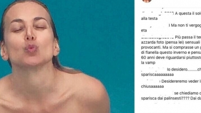 Barbara D'Urso, polemiche social per la foto in piscina.