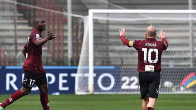 Minala ha realizzato il gol del vantaggio per la Salernitana