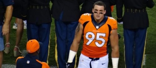 Derek Wolfe Number 95, Denver Broncos, defensive end by Jeffrey Beall via Flickr