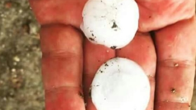 Copiosa grandinata in Puglia..