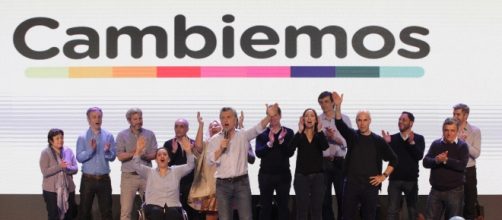 El festejo en el bunker de Cambiemos