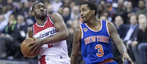 John Wall, Brandon Jennings | Knicks at Wizards 1/31/17 | Flickr | Keith Allison CC BY-SA 2.0