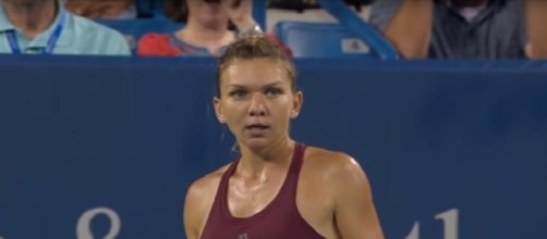 Simona Halep at Cincinnati back in 2016/ Photo: screenshot via WTA channel on Youtube