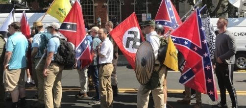 Unite the Right rally in Charlottesville, Virginia. / [Image by Tony Crider via Flickr, CC BY 2.0]