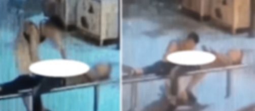 Homem &eacute; abusado por outro homem