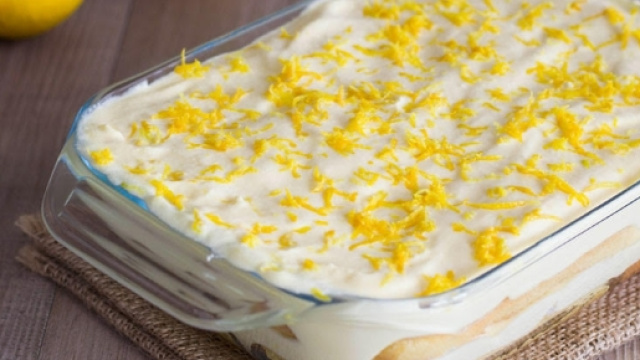 Dolci, tiramis&ugrave; al limone: buonissimo sempre