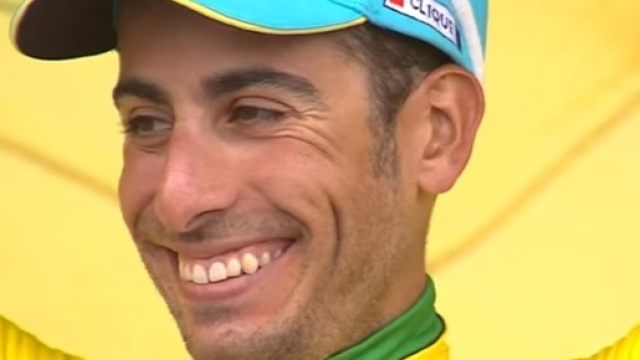 Fabio Aru in maglia gialla al Tour de France
