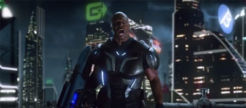 Terry Crews stars in "Crackdown 3" as Commander Jaxon. (YouTube/Xbox)