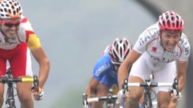 Samuel Sanchez, la vittoria alle Olimpiadi di Pechino