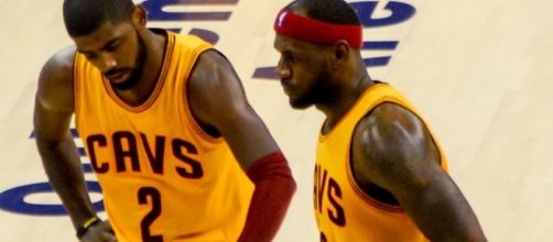 Kyrie Irving and LeBron James/ photo by Erik Drost via Flickr