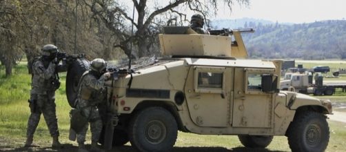 Simulated attack with chemical weapons (Credit - Kevin Braafladt &ndash; wikimediacommons)