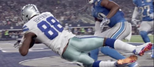 Cowboys WR Dez Bryant is expected to appear in tonight's NFL preseason game versus the Indianapolis Colts. [Image via NFL/YouTube]