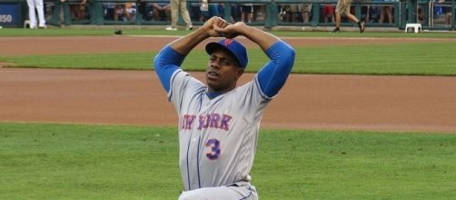 Curtis Granderson played six seasons for Tigers and four each with Yankees and Mets -- Editosaurus via WikiCommons