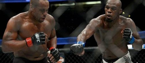 Daniel Cormier and Jon Jones/ photo by @NESN via Twitter