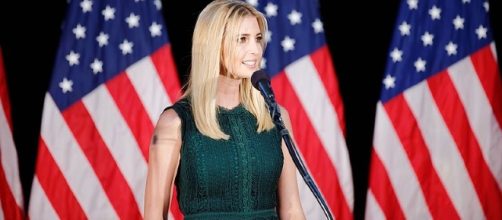 Ivanka Trump delivering a speech / Photo via Michael Vadon, Wikimedia Commons