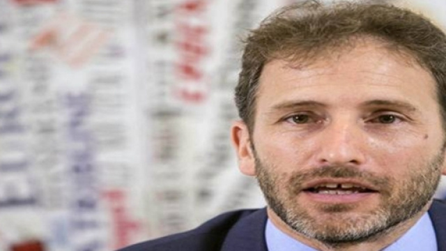 Davide Casaleggio durante il suo intervento a Roma.