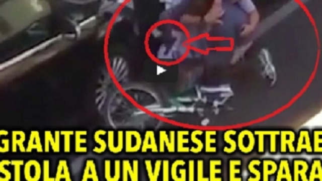 Sudanese di 28 anni tenta di uccidere vigile urbano