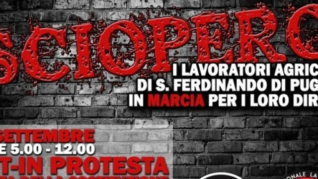 Volantino dello sciopero proclamato dal SINLAI