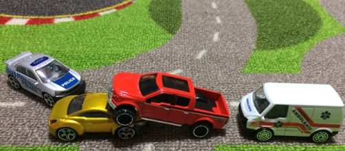 Car crash including police Pixabay.com CC0