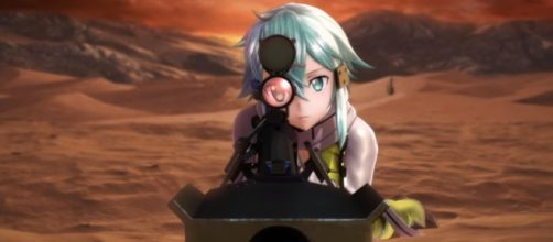 Bandai Namco Entertainment unveiled a "SAO" game sequel called 'Sword Art Online: Fatal Bullet.' [Image via YouTube/Bandai Namco Entertainment]