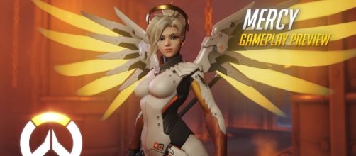 When talking about support heroes in "Overwatch," Mercy is always the top choice (via YouTube/PlayOverwatch)