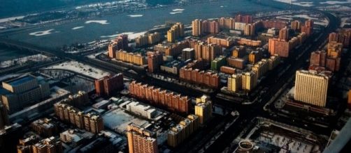 Aerial view of Pyongyang, North Korea (Credit - Nicholas Calder &ndash; wikimediacommons)
