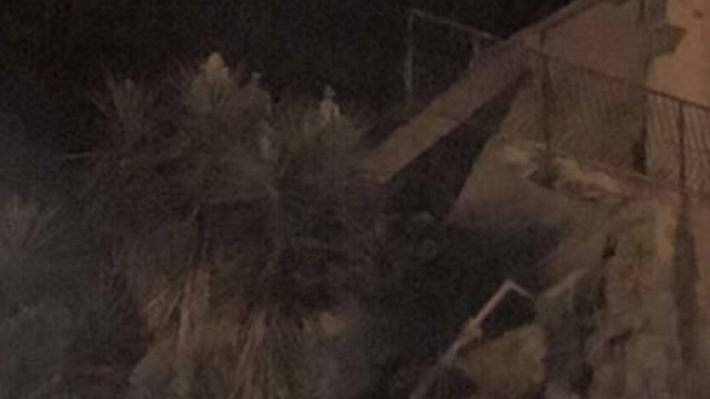 Un'abitazione distrutta a Casamicciola