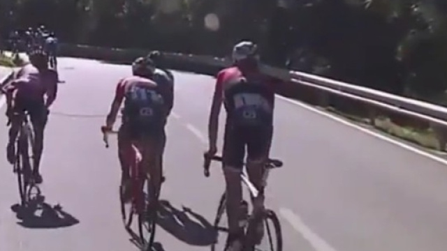 Alberto Contador si stacca sull'ultima salita