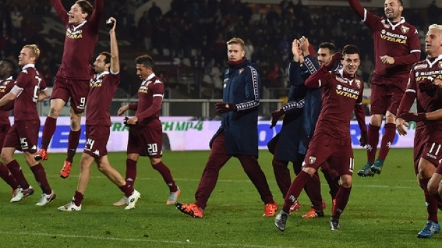 I calciatori della squadra del Torino