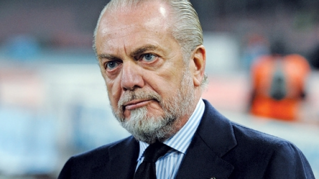 Il presidente del Napoli, Aurelio De Laurentiis