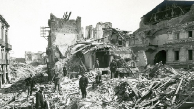 Terremoto Sicilia, distruzione e macerie.