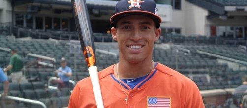 George Springer of the Houston Astros (wikimedia.org/Artura Pardavilla III)