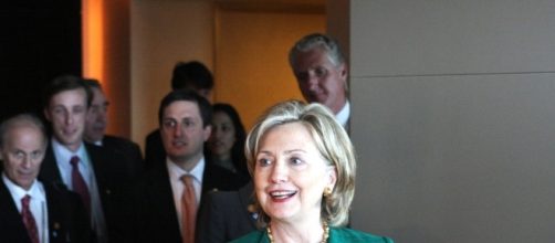 Earlier this year, Hillary Clinton tweeted that everyone should step up their resistance to the new regime. [Image via Flickr/U.S. Dept of State]