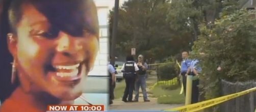 A driver injured three people in the protest over the police killing of Kenny &ldquo;Kiwi&rdquo; Herring [Image: YouTube/USNationalistNews]